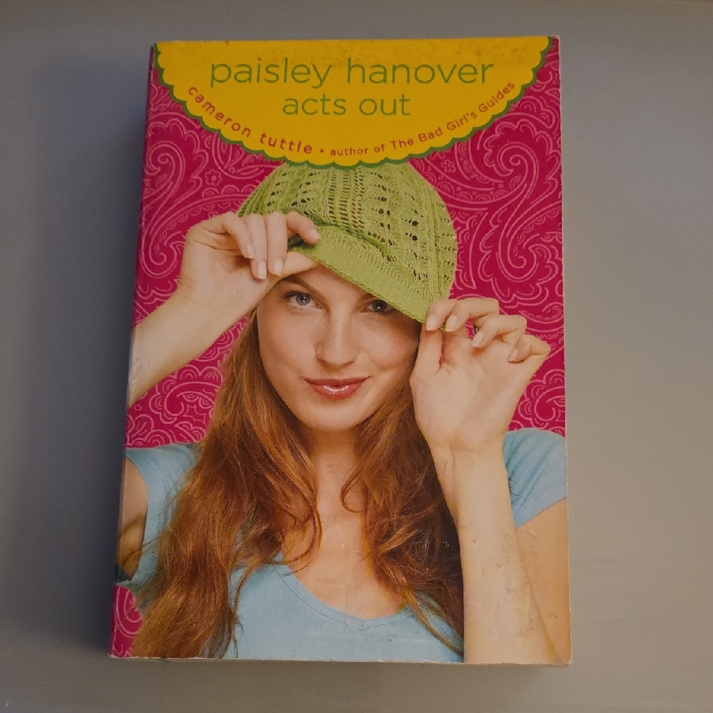 (J40) Paisley Hanover Acts Out by - Pink Cover Coffee Table Book